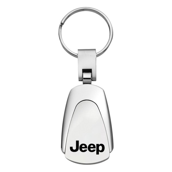 Autogold® - Jeep Chrome Teardrop Key Chain