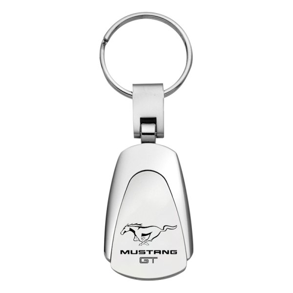 Autogold® - Mustang GT Chrome Teardrop Key Chain