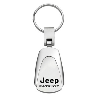 Autogold® - Patriot Chrome Teardrop Key Chain