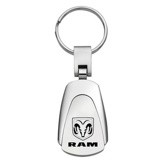 Autogold® - Ram Chrome Teardrop Key Chain