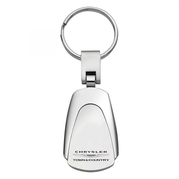 Autogold® - Town & Country Chrome Teardrop Key Chain