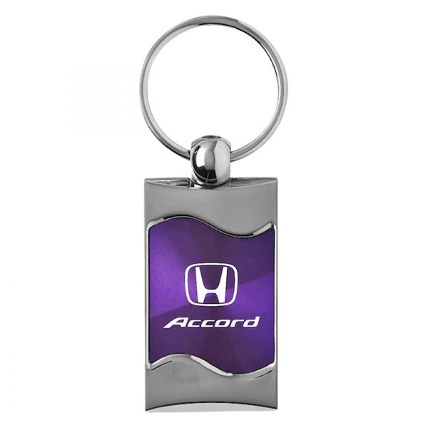 Autogold® - Accord Purple Rectangular Wave Key Chain