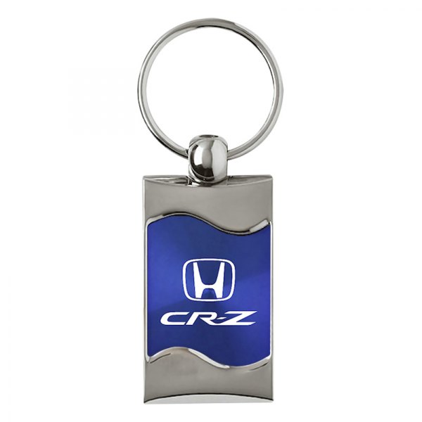 Autogold® - CRZ Blue Rectangular Wave Key Chain