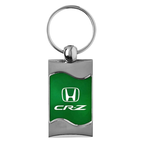 Autogold® - CRZ Green Rectangular Wave Key Chain