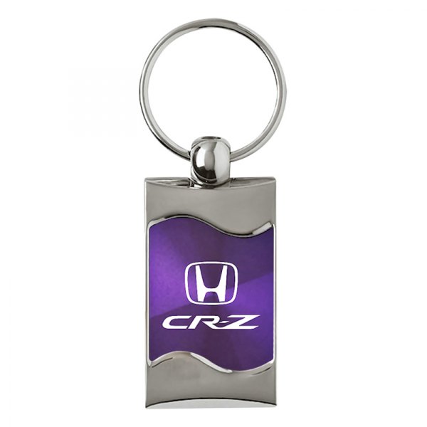 Autogold® - CRZ Purple Rectangular Wave Key Chain