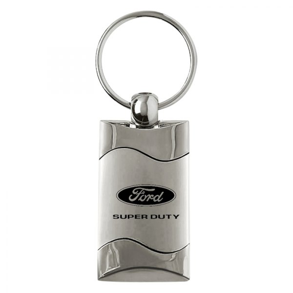 Autogold® - Super Duty Satin-Chrome Rectangular Key Chain