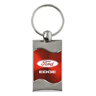 Autogold® - Edge Red Rectangular Wave Key Chain