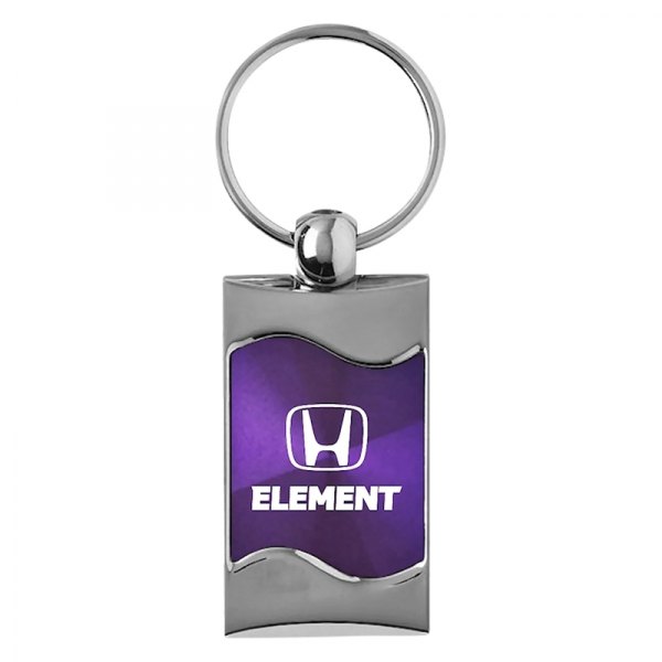 Autogold® - Element Purple Rectangular Wave Key Chain