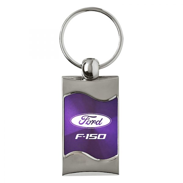 Autogold® - F-150 Purple Rectangular Wave Key Chain