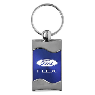 Autogold® - Flex Blue Rectangular Wave Key Chain
