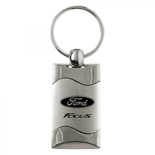 Autogold® - Focus Satin-Chrome Rectangular Key Chain