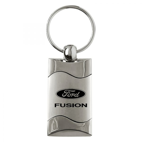 Autogold® - Fusion Satin-Chrome Rectangular Key Chain