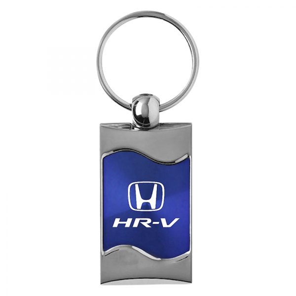 Autogold® - HR-V Blue Rectangular Wave Key Chain