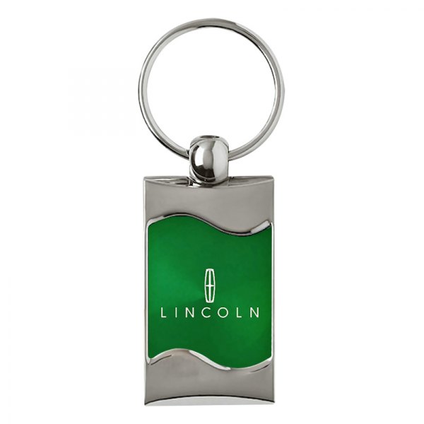 Autogold® - Lincoln Green Rectangular Wave Key Chain