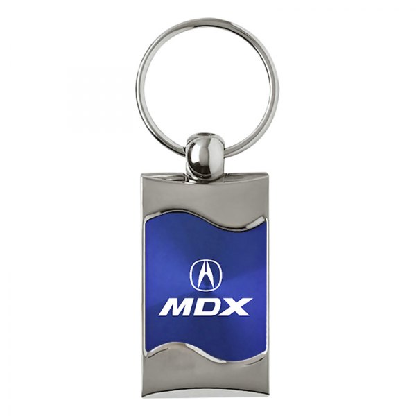 Autogold® - MDX Blue Rectangular Wave Key Chain