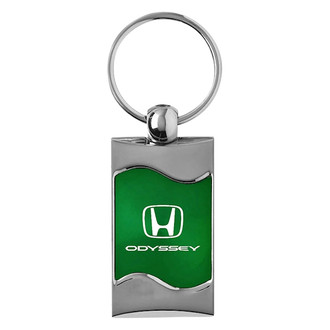 Autogold® - Odyssey Green Rectangular Wave Key Chain