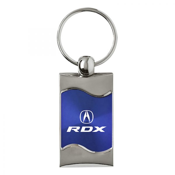 Autogold® - RDX Blue Rectangular Wave Key Chain