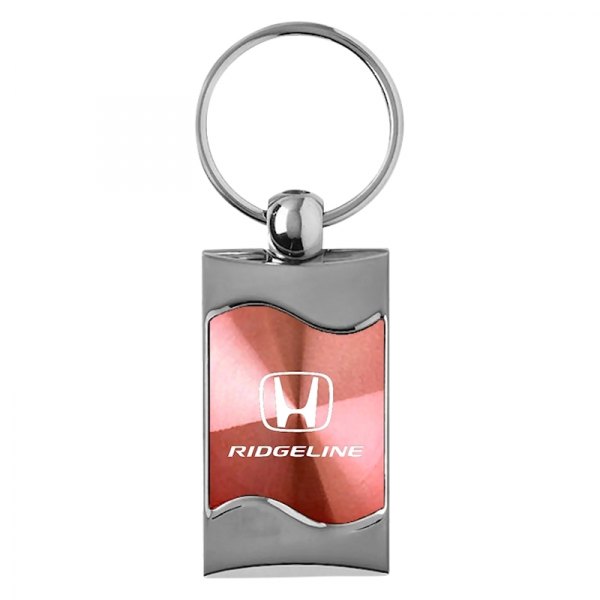 Autogold® - Ridgeline Pink Rectangular Wave Key Chain