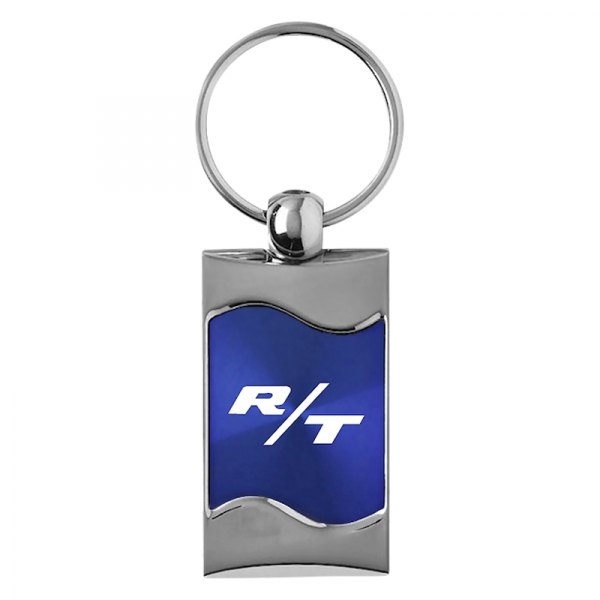 Autogold® - R/T Blue Rectangular Wave Key Chain