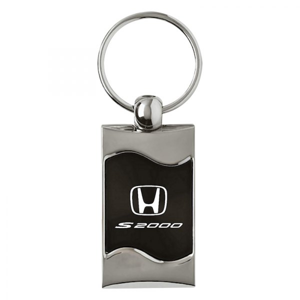 Autogold® - S2000 Black Rectangular Wave Key Chain