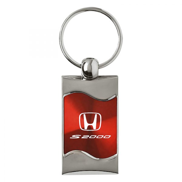 Autogold® - S2000 Red Rectangular Wave Key Chain