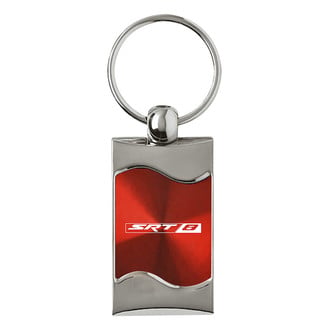 Autogold® - SRT8 Red Rectangular Wave Key Chain
