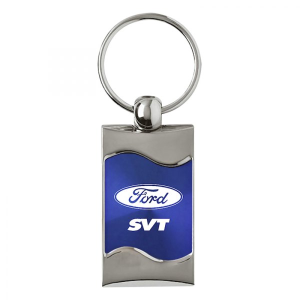 Autogold® - SVT Blue Rectangular Wave Key Chain