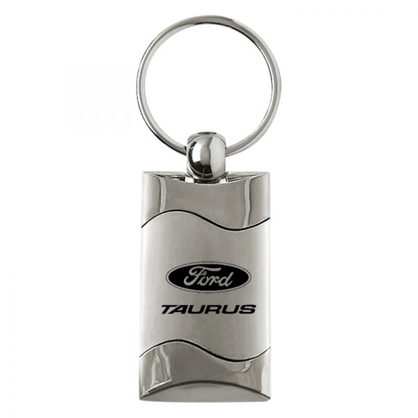 Autogold® - Taurus Satin-Chrome Rectangular Key Chain