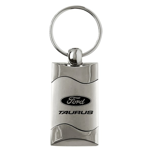 Autogold® - Taurus Satin-Chrome Rectangular Key Chain