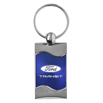 Autogold® - Transit Blue Rectangular Wave Key Chain