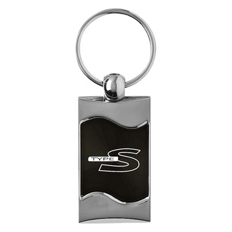 Autogold® - Type S Black Rectangular Wave Key Chain
