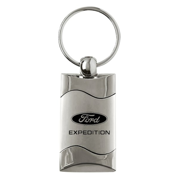 Autogold® - Expedition Satin-Chrome Rectangular Key Chain