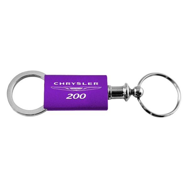 Autogold® - Chrysler 200 Purple Anodized Aluminum Valet Key Chain