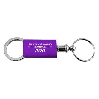Autogold® - Chrysler 200 Purple Anodized Aluminum Valet Key Chain