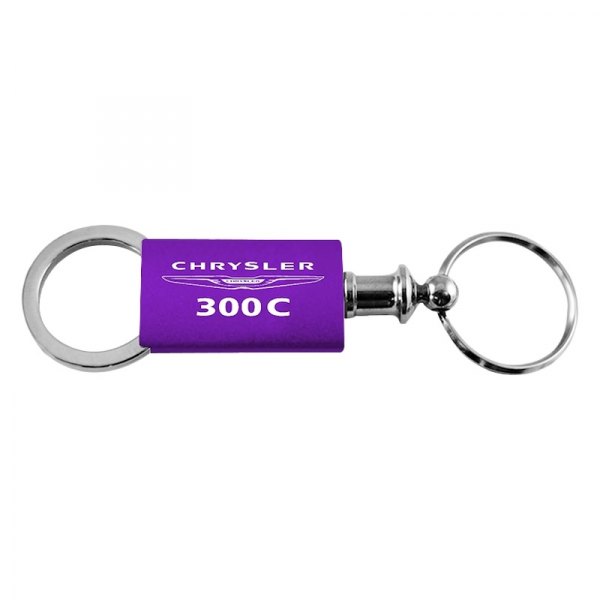 Autogold® - Chrysler 300C Purple Anodized Aluminum Valet Key Chain