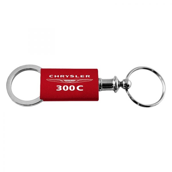 Autogold® - Chrysler 300C Red Anodized Aluminum Valet Key Chain