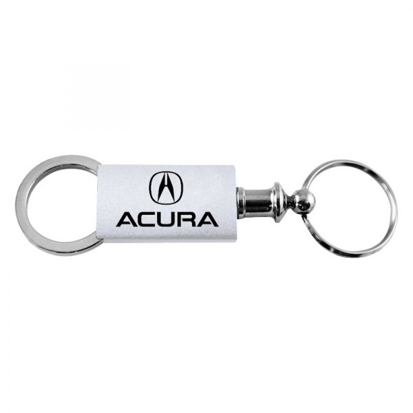 Autogold® - Acura Silver Anodized Aluminum Valet Key Chain