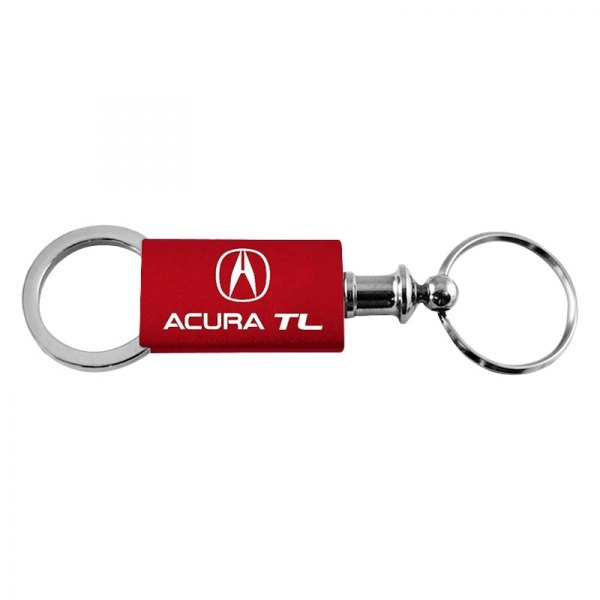 Autogold® - TL Red Anodized Aluminum Valet Key Chain