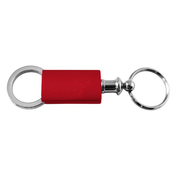 Autogold® - Blank Red Anodized Aluminum Valet Key Chain