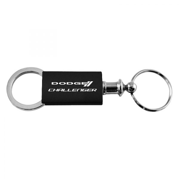 Autogold® - Challenger Black Anodized Aluminum Valet Key Chain