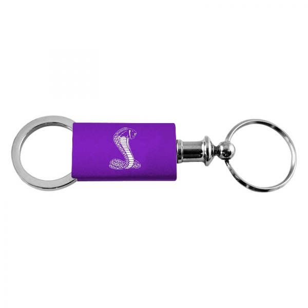 Autogold® - Cobra Purple Anodized Aluminum Valet Key Chain