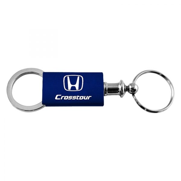 Autogold® - Crosstour Navy Anodized Aluminum Valet Key Chain