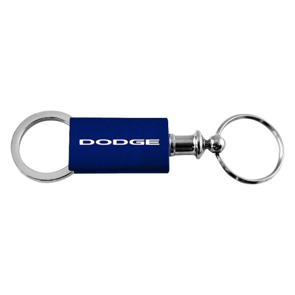 Autogold® - Dodge Navy Anodized Aluminum Valet Key Chain