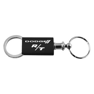 Autogold® - Dodge R/T Black Anodized Aluminum Valet Key Chain