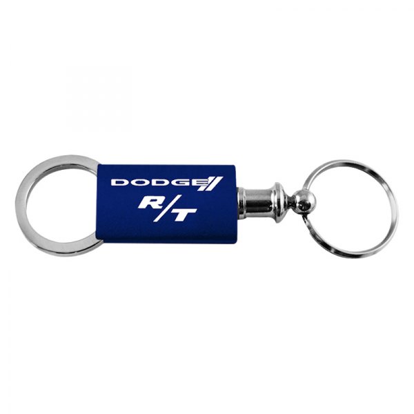 Autogold® - Dodge R/T Navy Anodized Aluminum Valet Key Chain