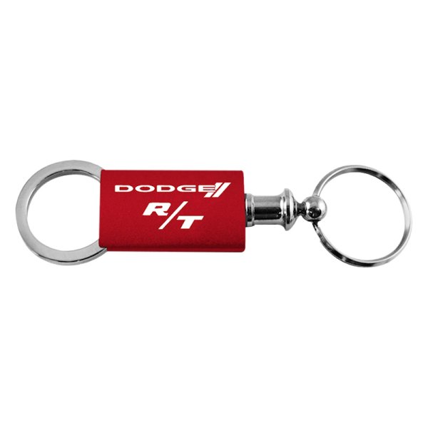 Autogold® - Dodge R/T Red Anodized Aluminum Valet Key Chain