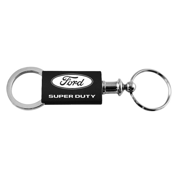 Autogold® - Super Duty Black Anodized Aluminum Valet Key Chain