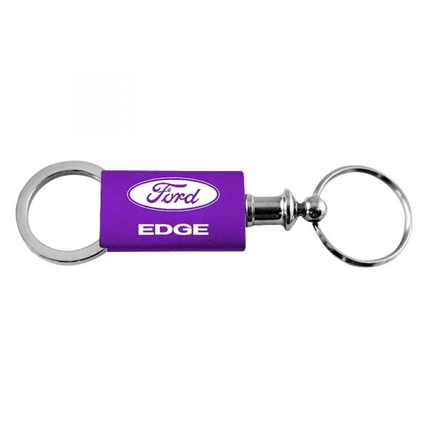 Autogold® - Edge Purple Anodized Aluminum Valet Key Chain