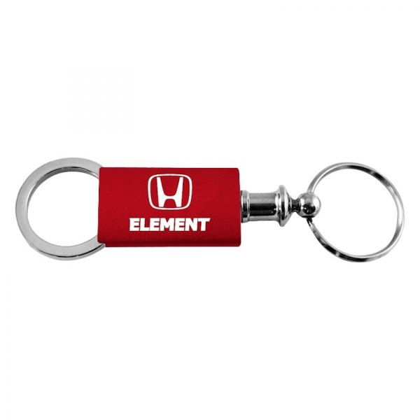 Autogold® - Element Red Anodized Aluminum Valet Key Chain