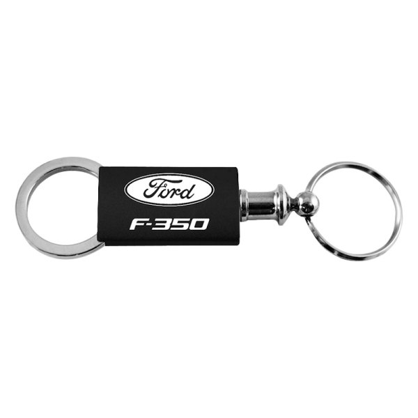 Autogold® - F-350 Black Anodized Aluminum Valet Key Chain
